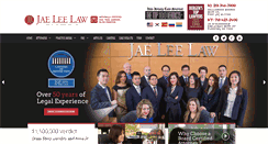 Desktop Screenshot of jaeleelaw.com